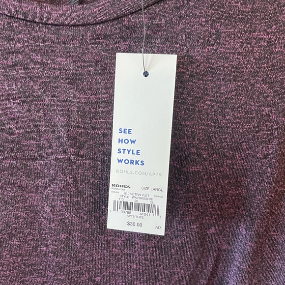 NWT Flowy Tank with Rhinestone Detail - Picture 4 of 4